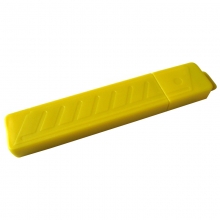 齐心B2851优质SK5精钢刀片9x0.4mm适合小号美工刀10片盒装