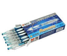 晨光文具 中油笔BP8221 按动式办公学生专用0.4mm 盒装12支