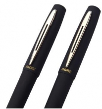 宝克（BAOKE） PC1828 大容量中性签字笔 0.5mm 黑色磨砂笔杆 12支/盒