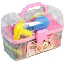 得力(deli)7021 盒装创意彩泥/橡皮泥(24色)(颜色随机发)