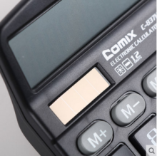 齐心（COMIX）C-837H 中台计算器 12位 黑色 新老包装随机发货