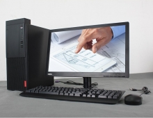 联想（Lenovo） 启天410  台式电脑I3-6100/B250/8G/1T/集成显卡/DVDrw含含19.5寸显示器/Dos