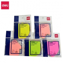 得力（deli）7748 便利贴 创意便签纸本 彩色百事贴大便条纸（绿色）