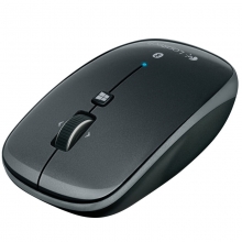 罗技（Logitech）M557 多平台连接蓝牙无线鼠标 黑色