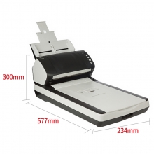 富士通（Fujitsu）Fi-7240扫描仪A4高速双面自动进纸带平板