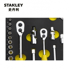 史丹利 STANLEY LT-026-23 34件套6.3, 10, 12.5MM系列公制工具托