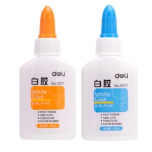 得力（deli）9071 可洗学生手工白胶 60ML