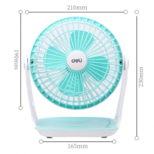 得力（deli） 3684 小型USB电风扇 绿色
