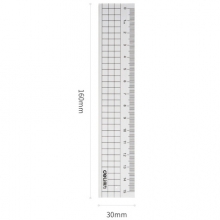 得力 71963 学生套尺(透明本色)