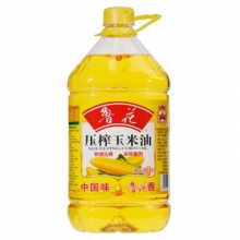 鲁花 食用油 非转基因 玉米油 桶装 5L/桶