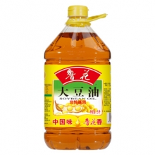 鲁花 食用油 非转基因 大豆油 5L/桶