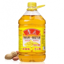 鲁花 食用油 5S 物理压榨 一级 花生油 4L/桶 （新老包装随机发货）