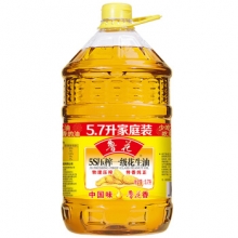 鲁花 食用油 5S 物理压榨 一级 花生油 5.7L/桶（新老包装随机发货）