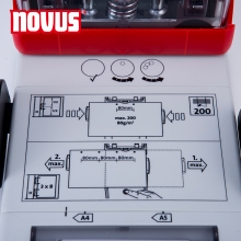 NOVUS罗福斯 重型系列 B 2200 四孔重型打孔机 灰 可穿孔200页