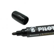 百乐 PILOT SCA-100-B-CHN 油性记号笔 12支/盒 黑色
