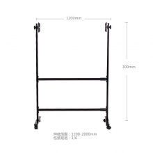 晨光H型伸缩式白板架（1.2-2m）ADBN6414