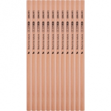 得力 S909 2B书写铅笔(原木色)(12支/盒)