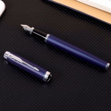 派克 PARKER 2016款IM系列 白夹 墨水笔 138×12MM 蓝色 （计价单位：支）