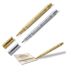 施德楼 8323-373 金属色记号笔-蓝色