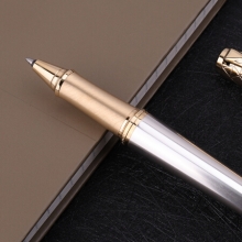 派克 PARKER 2016款都市系列 简影金夹 宝珠笔 135×12MM 银色 （计价单位：支）