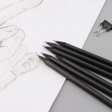 宝克（BAOKE）PL1676 HB高品质铅笔 学生三角杆学姿铅笔 黑木三角HB（计价单位：支）