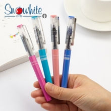 白雪(snowhite)  X77 直液式走珠笔子弹头中性笔 黑色0.5mm （计价单位：支）