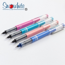 白雪(snowhite)  X77 直液式走珠笔子弹头中性笔 黑色0.5mm （计价单位：支）