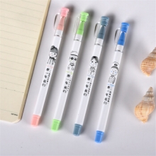 金万年 中性笔0.35mm学生系列芯学生水笔签字笔0.35中性笔G-1081A 12支装 黑色