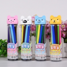 金万年  G-0582A  易洗净可水洗六角杆24色筒装彩色水彩笔