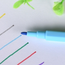 金万年  G-0582A  易洗净可水洗六角杆24色筒装彩色水彩笔