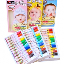 金万年 （Genvana） G-0116 儿童油画棒挂卡盒美妞妞-12色