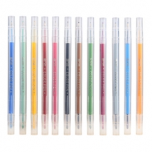金万年 G-0581  简约良品双头书写12色套装彩色水性笔-多颜色