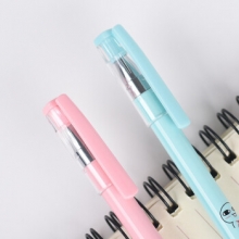 金万年  G-12653  单纯如我0.38全针管配RS06芯拔帽中性笔-蓝色 （计价单位：支）