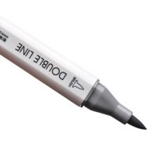 金万年 G-0961  美术专用12色橡胶头软硬双头马克笔套装-多颜