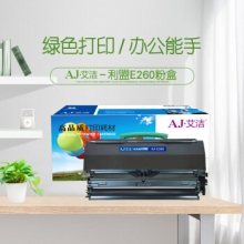 艾洁  E260 粉盒黑色 适用利盟Lexmark E260 360dnd E460dn dw E462dtn碳粉盒标准容量 E260A11P 约3500页