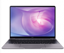 华为 MateBook 13 WRT-W19 全面屏轻薄性能笔记本电脑 i5-8265U/16G-DDR4/512G SSD/ 2G独显/13寸 2K/深空灰/Deepin深度操作系统桌面软件V15 一年保修