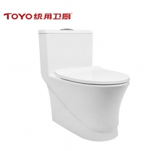 TOYO统用 TY-77573卫生间防臭抽水坐便器节水静音缓降马桶自洁釉面大冲力坐便器