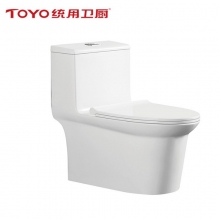 TOYO统用 TY-77549节水耐污马桶静音坐便器家用虹吸式马桶加厚缓降盖板卫生间防臭坐便器