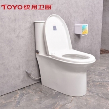 TOYO统用 TY-77572 节水耐污静音马桶 家用虹吸式马桶加厚缓降盖板卫生间防臭座便器